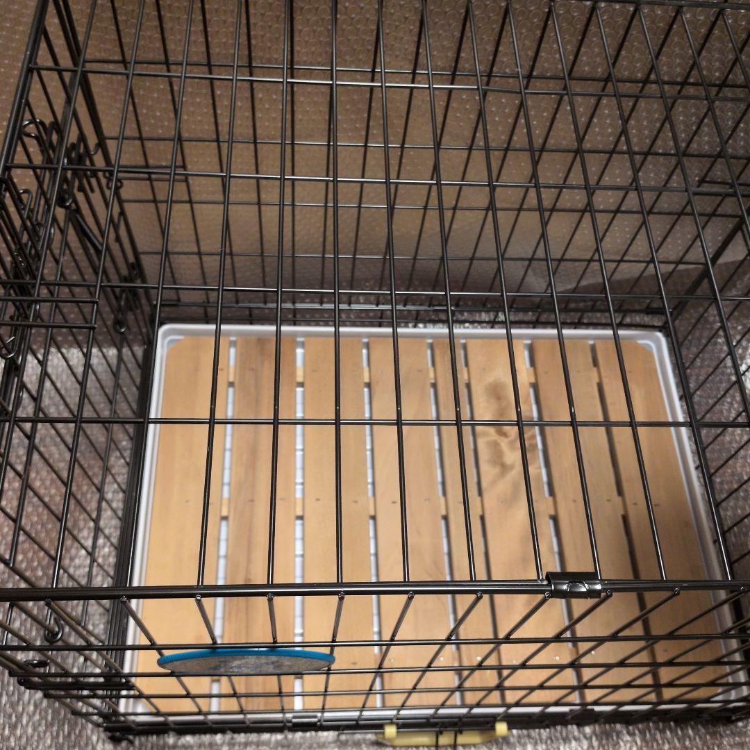 日本製ミスターペットの犬用折りたたみゲージ（プラスチック餌入れプレゼント）