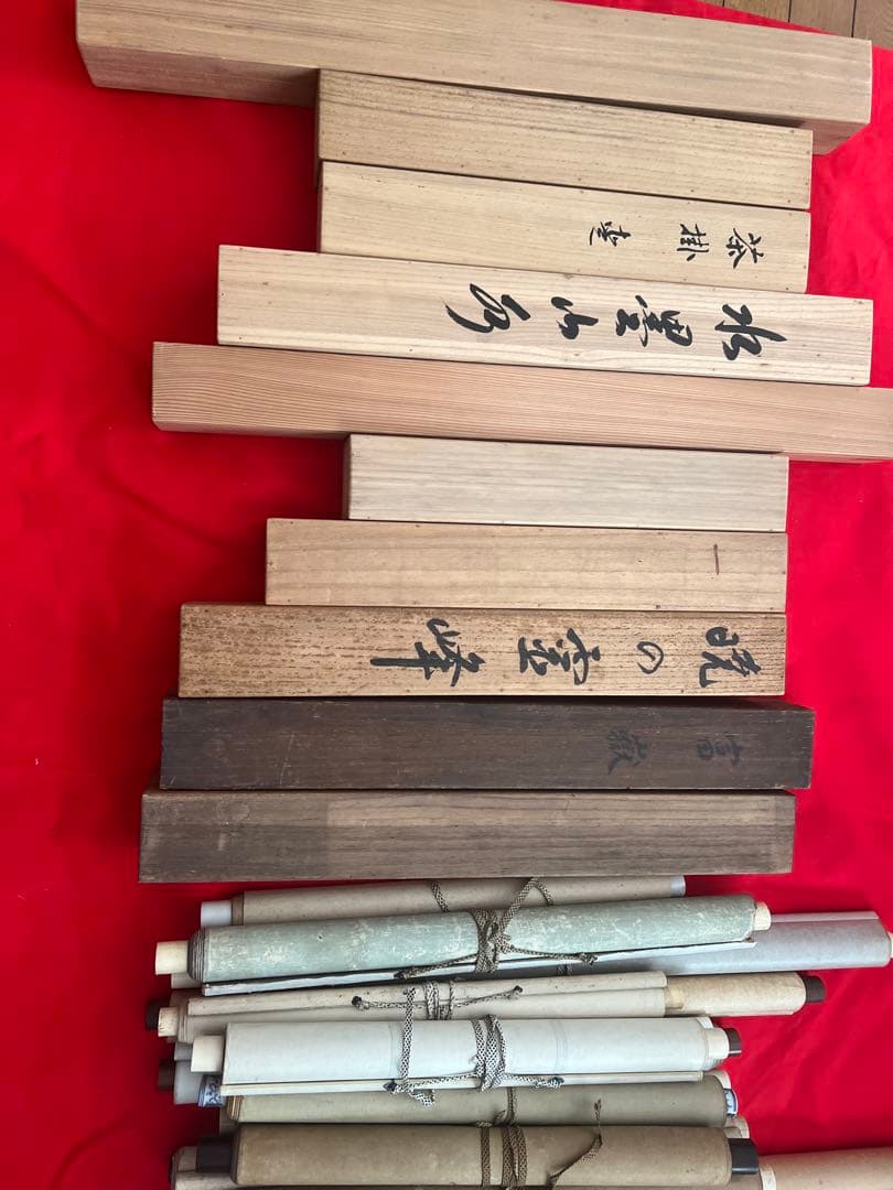 m*m様 掛軸まとめて38本 日本画 書 山水　花鳥　茶掛など！