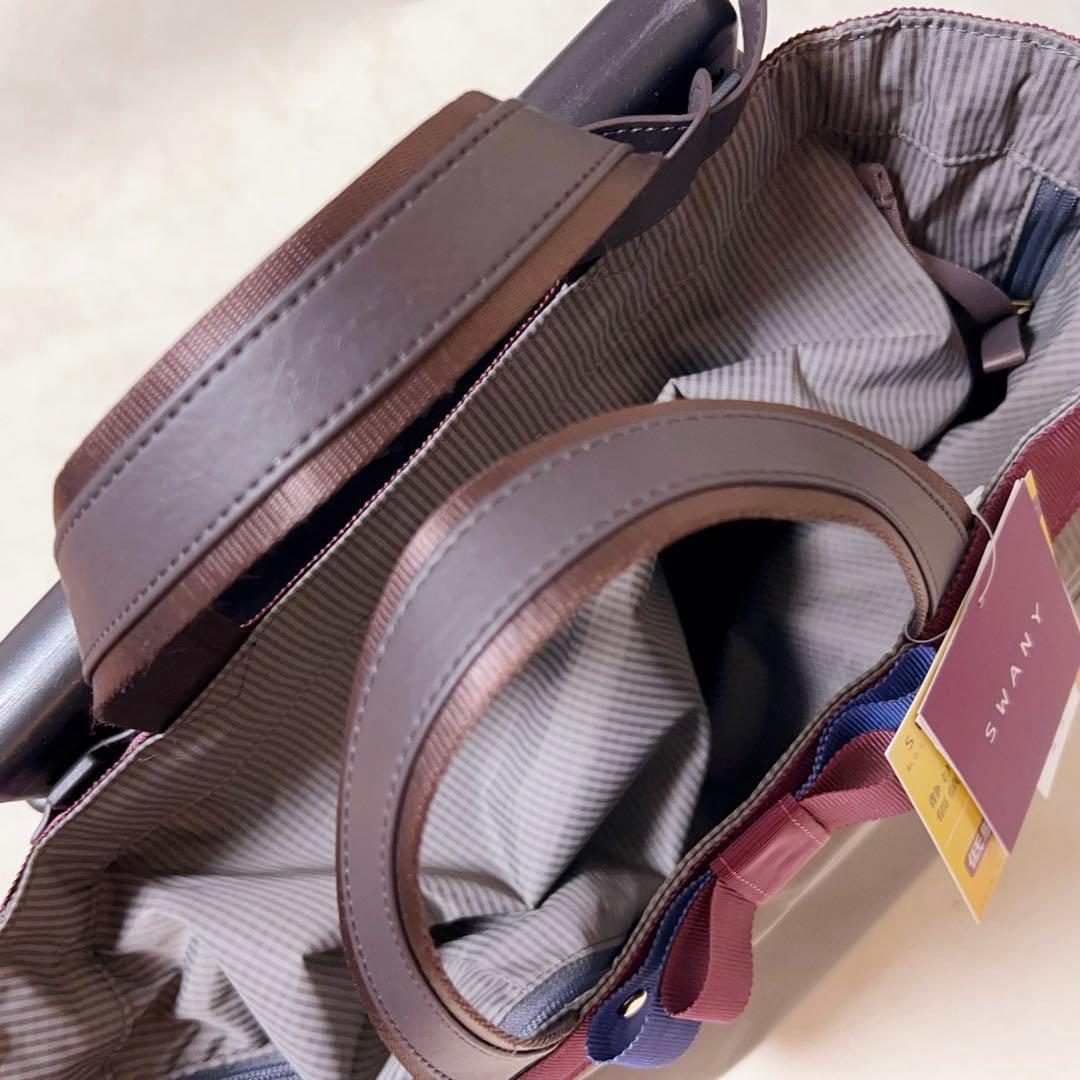 美品　スワニー D-574 ルバンドⅢ L21サイズ グレー　リボン　SWANY