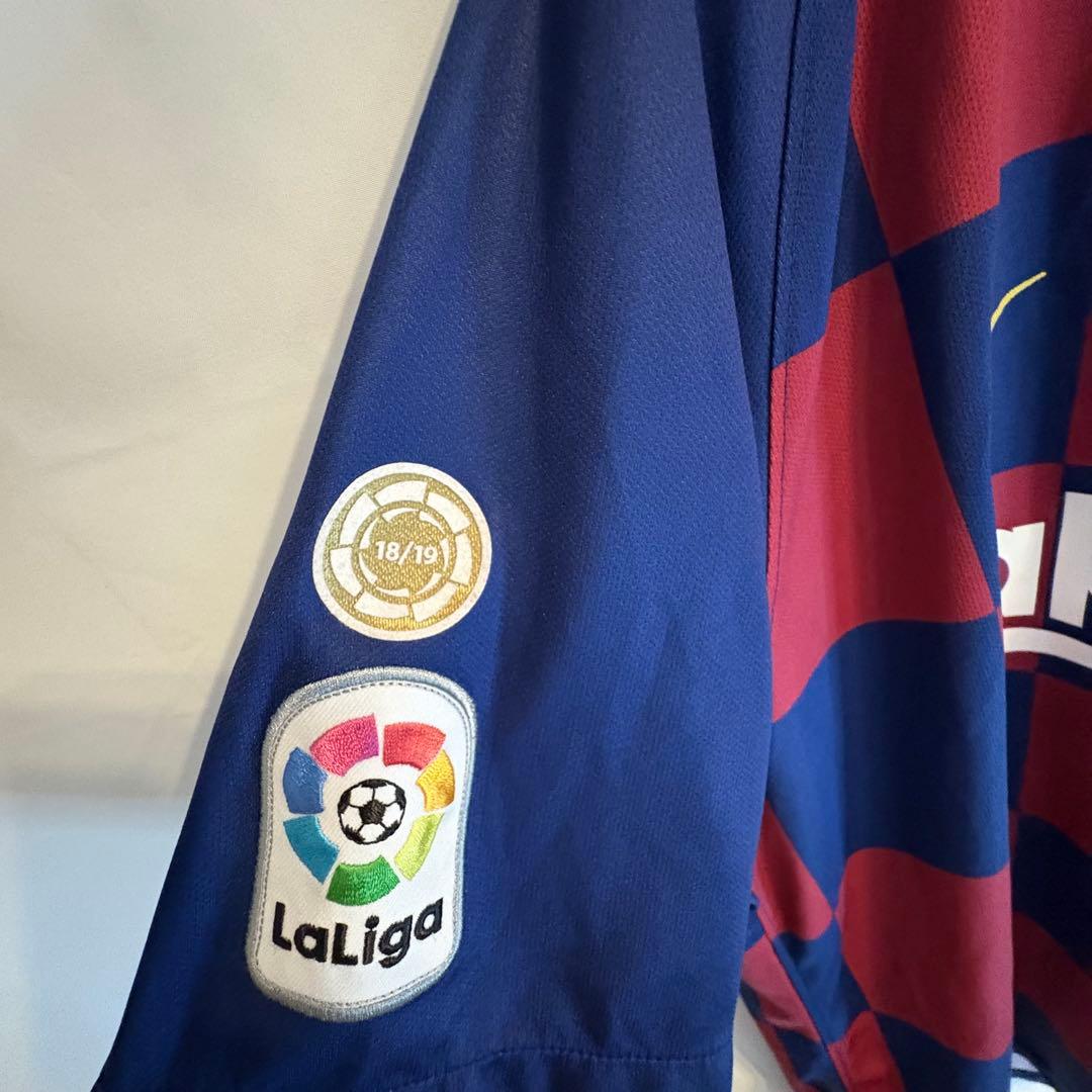 18/19 NIKE バルセロナ　ゲームシャツ　ユニフォーム　メッシ　　L