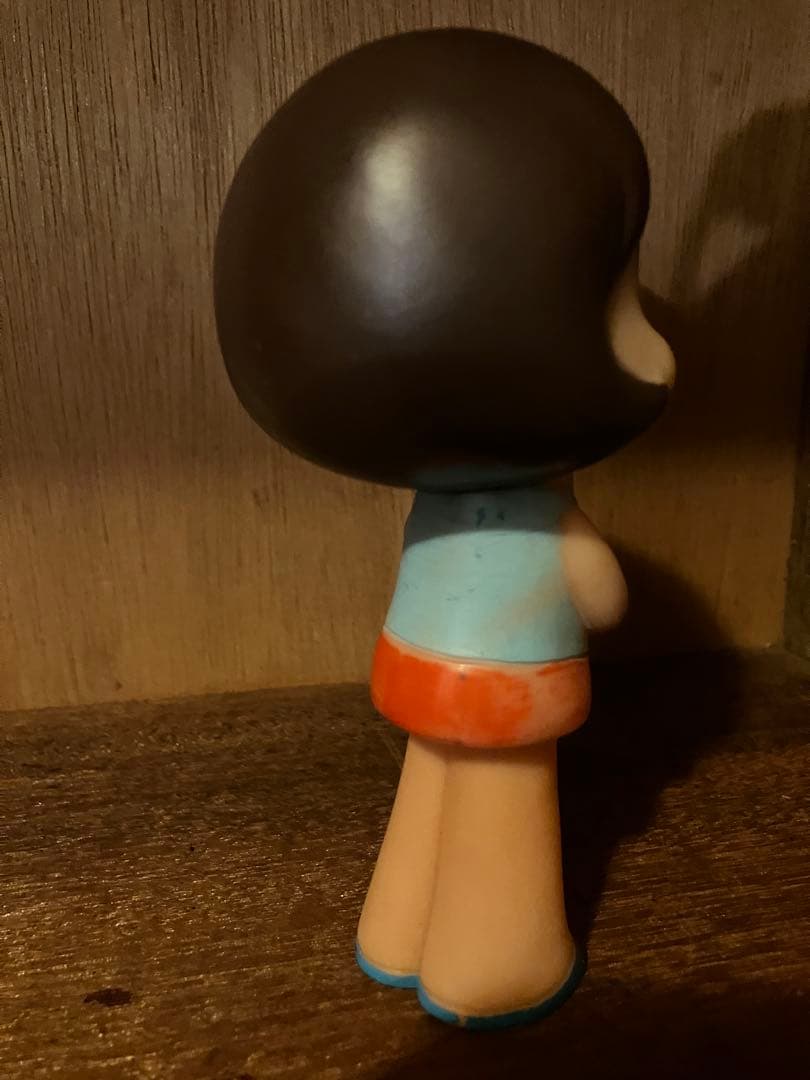 当時物 ソフビ人形 手塚治虫 女の子 サンヨー 上新 昭和レトロ 企業物