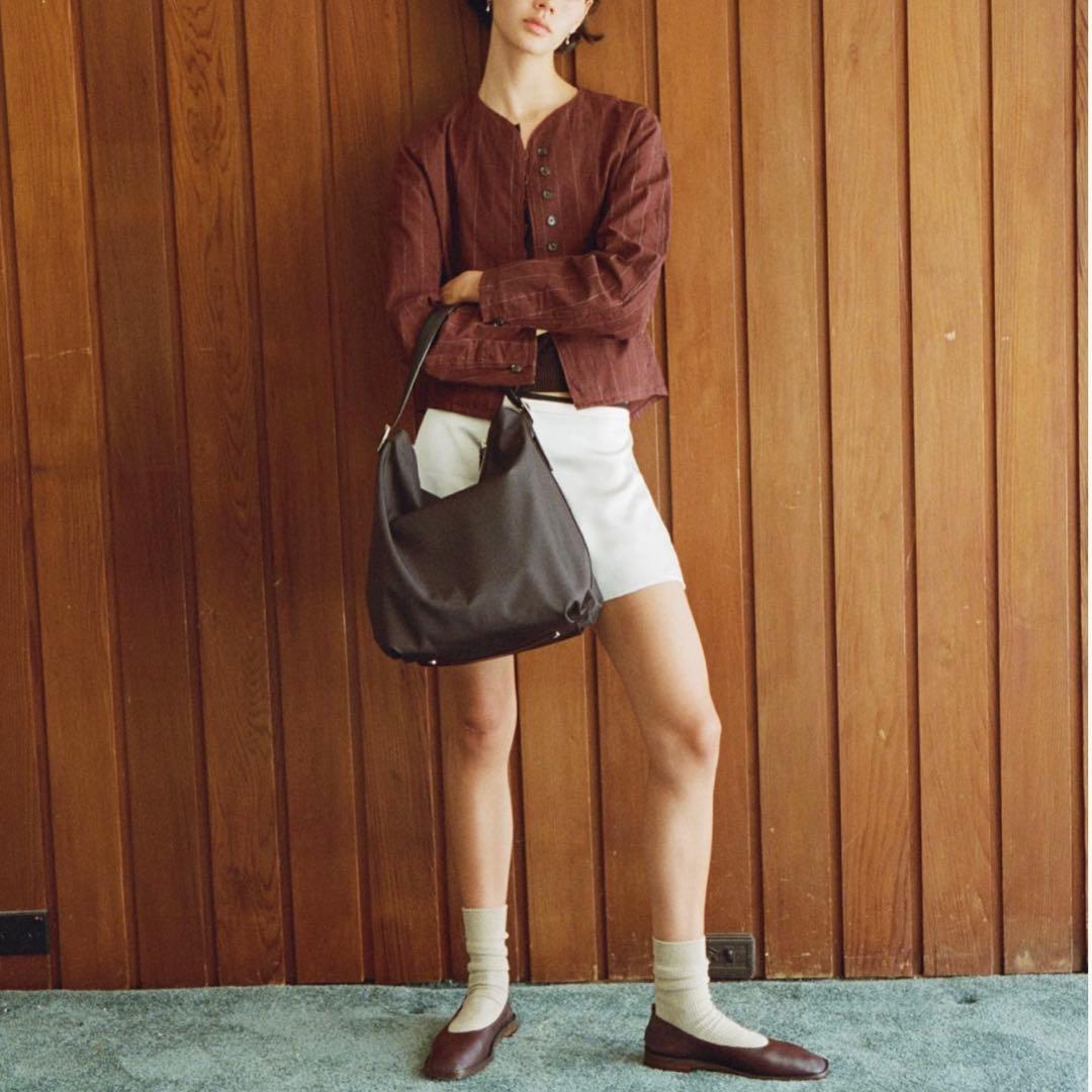 TOUTYEST SAC CANOT TOILE カノ トワルバッグ　ブラウン