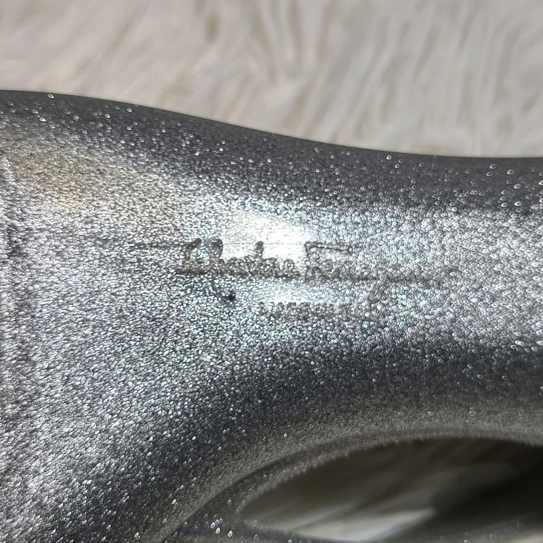 【Ferragamo】ヴァラ　ラバーフラットシューズ　レインパンプス