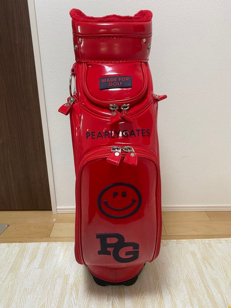 パーリーゲイツ　キャディ バッグ　　トーナメントモデル　赤　レッド　ツアー