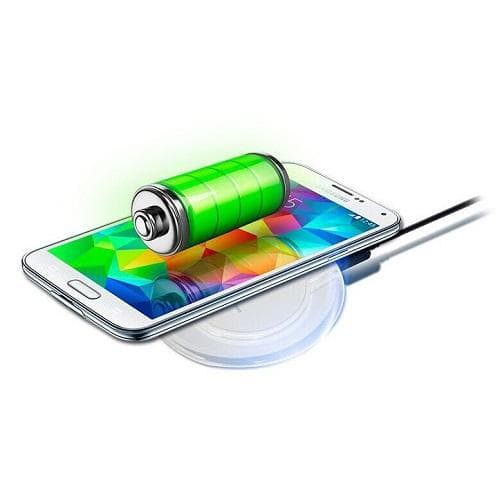 《ホワイト/置くだけ充電》iPhone Android 対応 ワイヤレス Qi