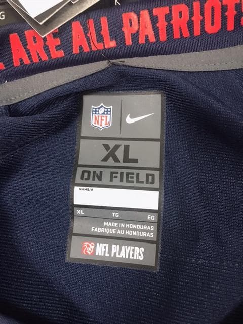 ユニフォーム New England Patriots NFL Jersey Jones XL