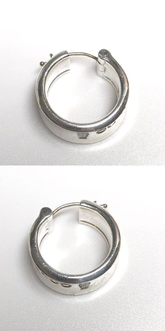 ティファニー 1837 ワイド ピアス フープ ナロー 925 シルバー 片耳