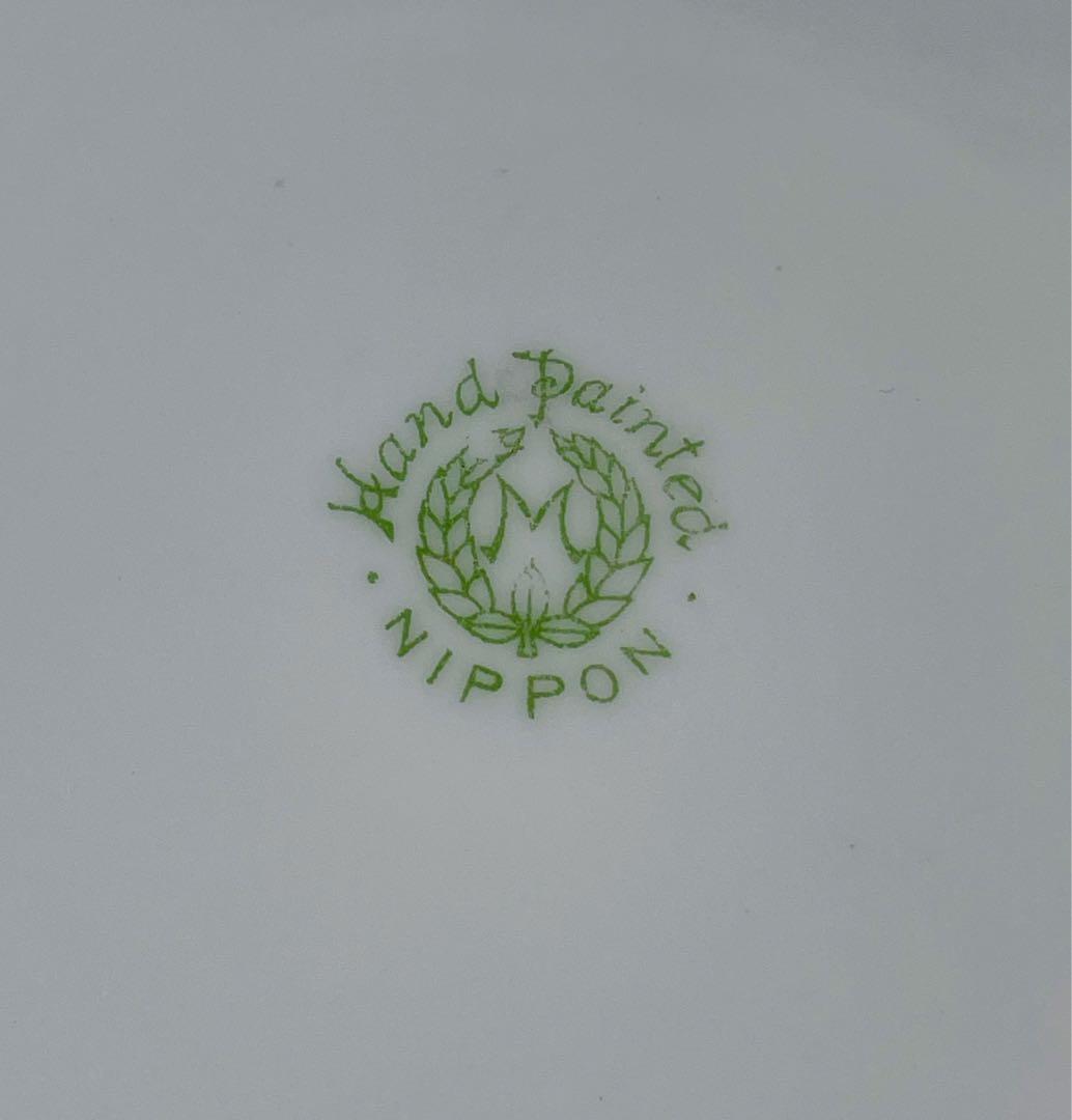 【希少】オールドノリタケ 約２５．５㎝ 手描き 猟犬図 プレート 皿