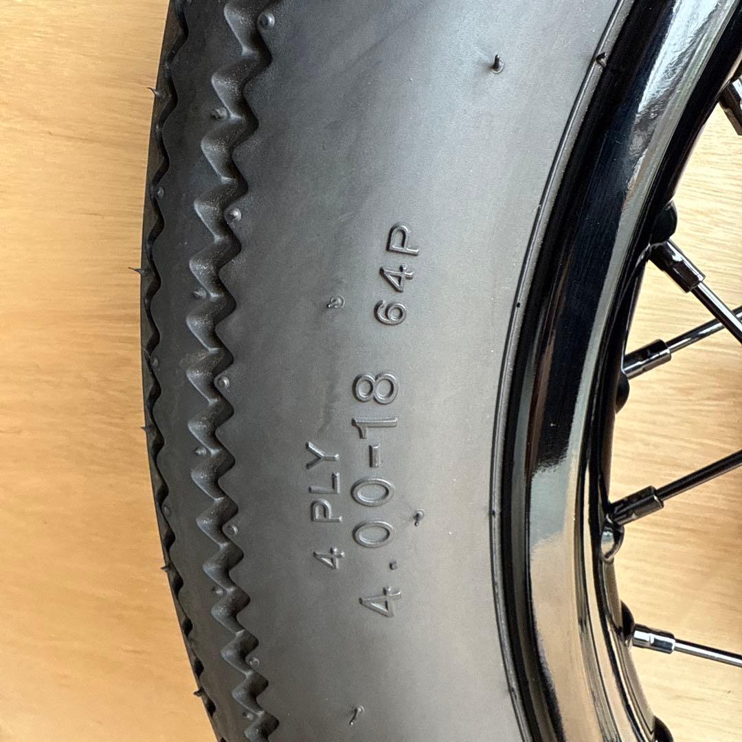 SR400•500 18インチホイール(タイヤセット)