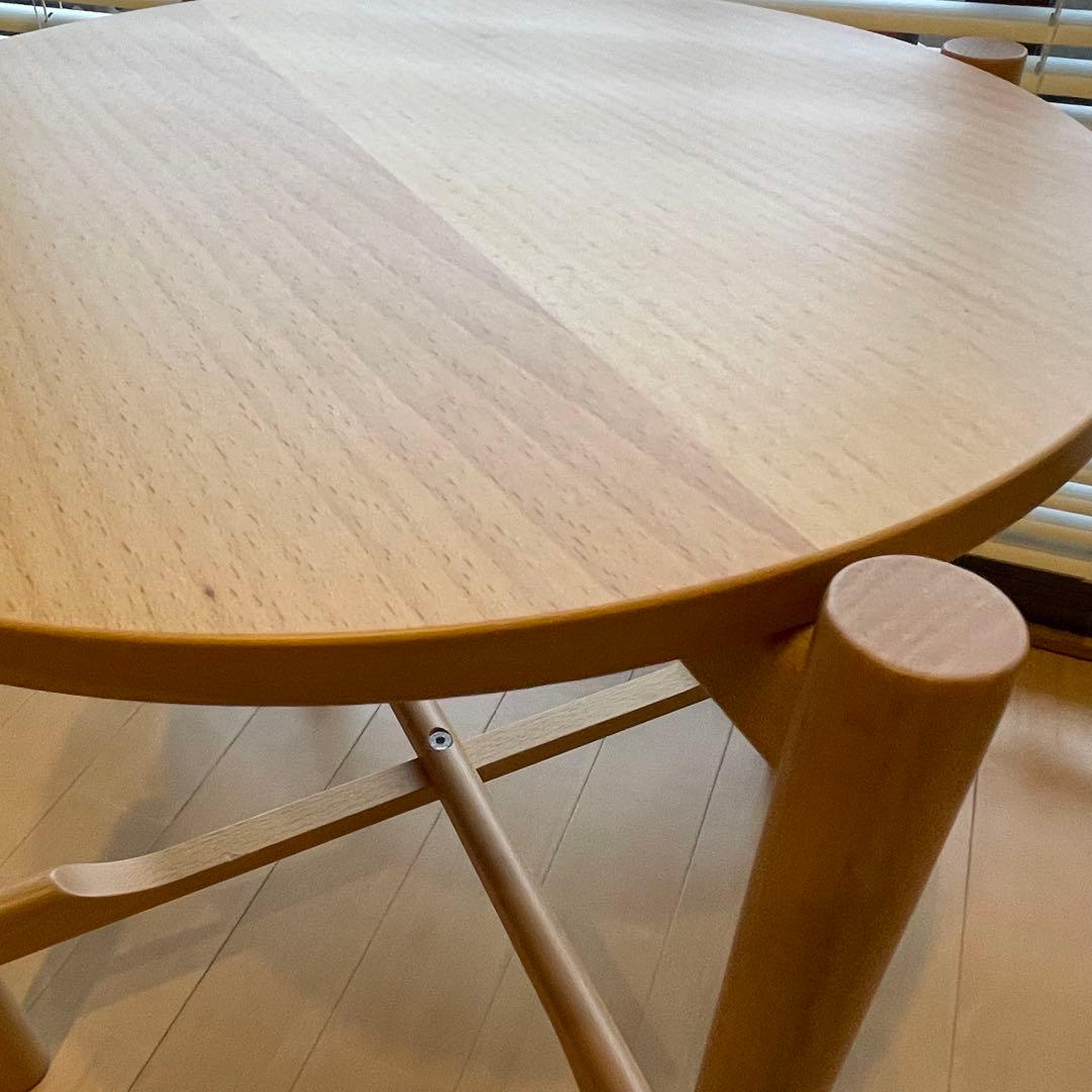 【美品】MUJI 無印良品 サイドテーブル 丸テーブル 廃番