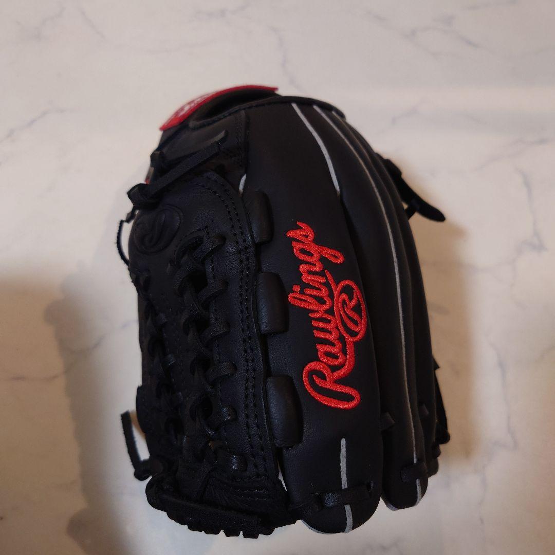 S*a様 Rawlings 軟式グローブ ブラック/レッド