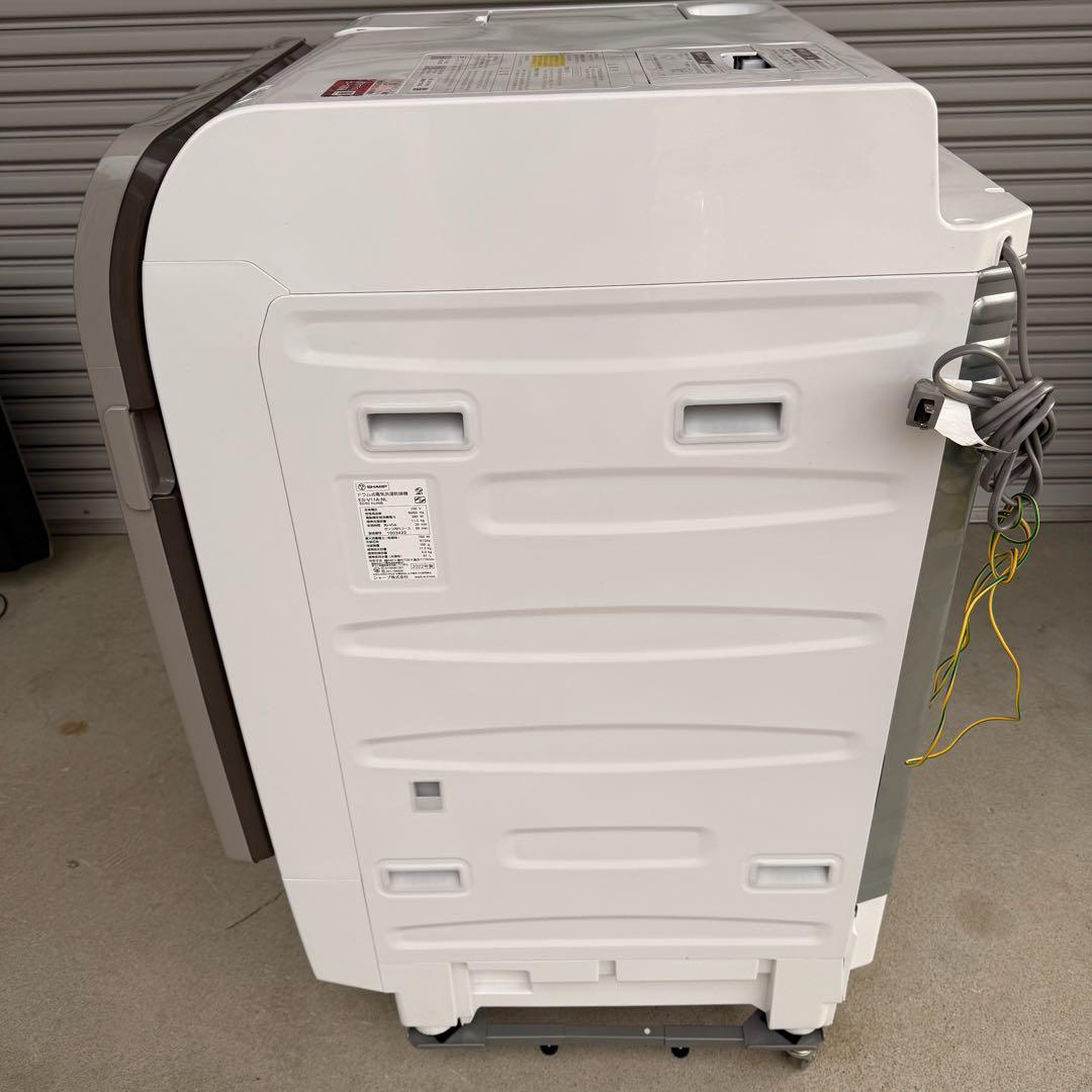 ● 美品 SHARP シャープ ドラム式洗濯乾燥機 ES-V11A-NL