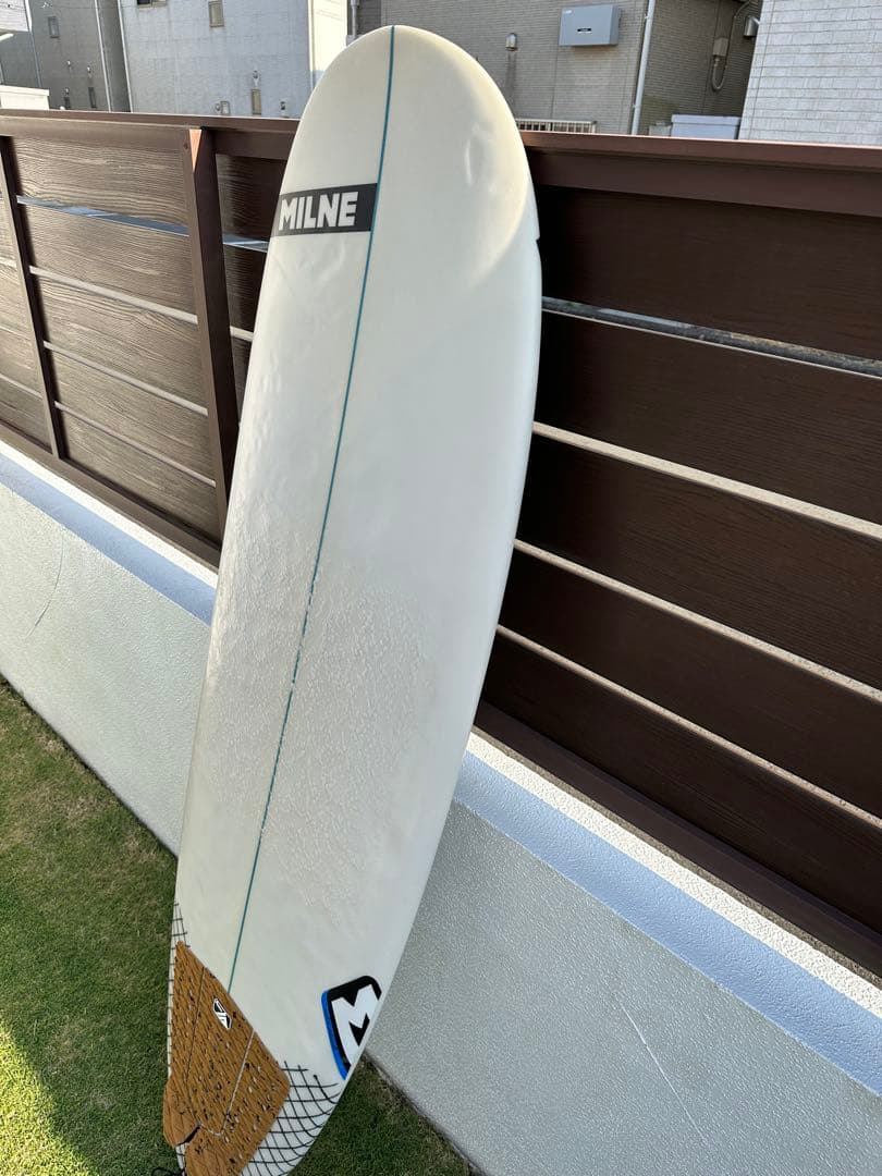 MILNE ショートファン F-2 5,7 (34L)フィン付き サーフボード