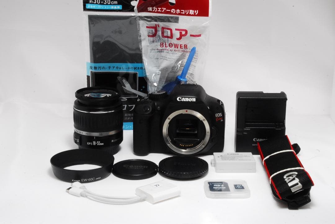 Canon EOS Kiss X4 + EF-S18-55 II USM✅57回