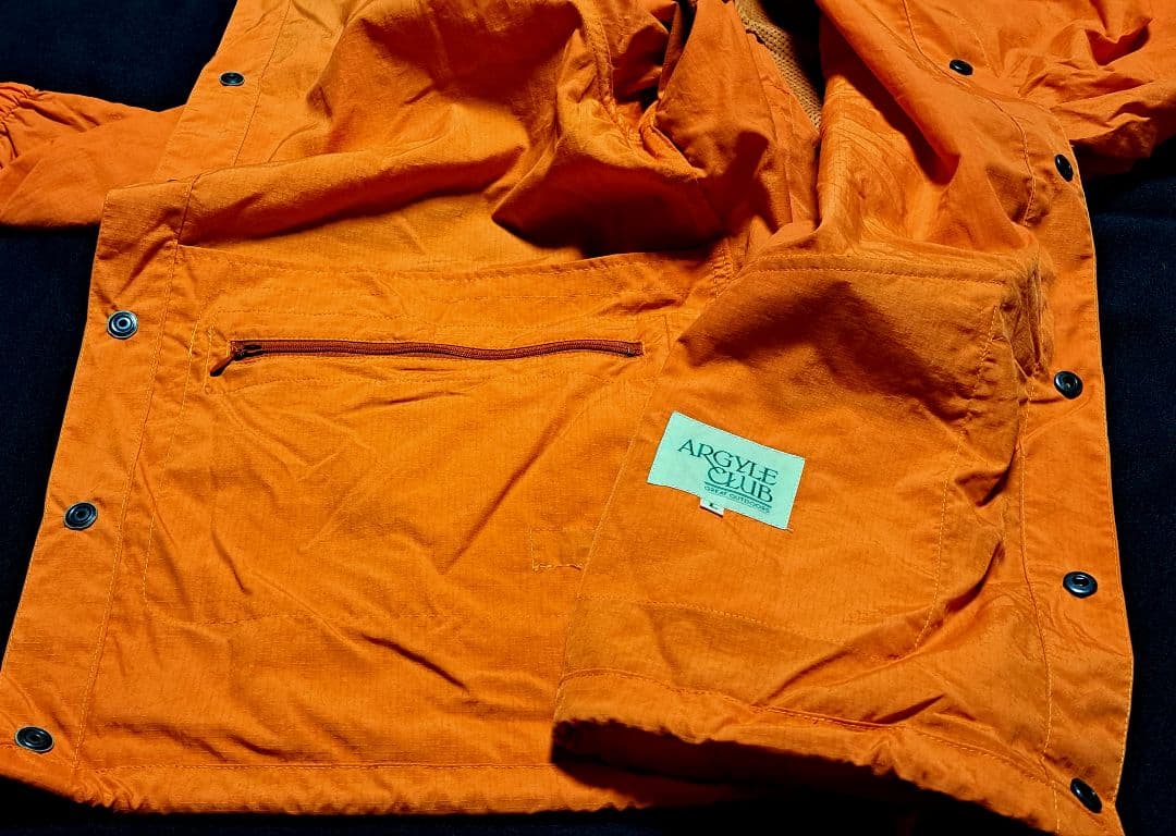 せ*き様 日本製 90s ARGYLECLUB ウインドブレーカー コーチジャケ