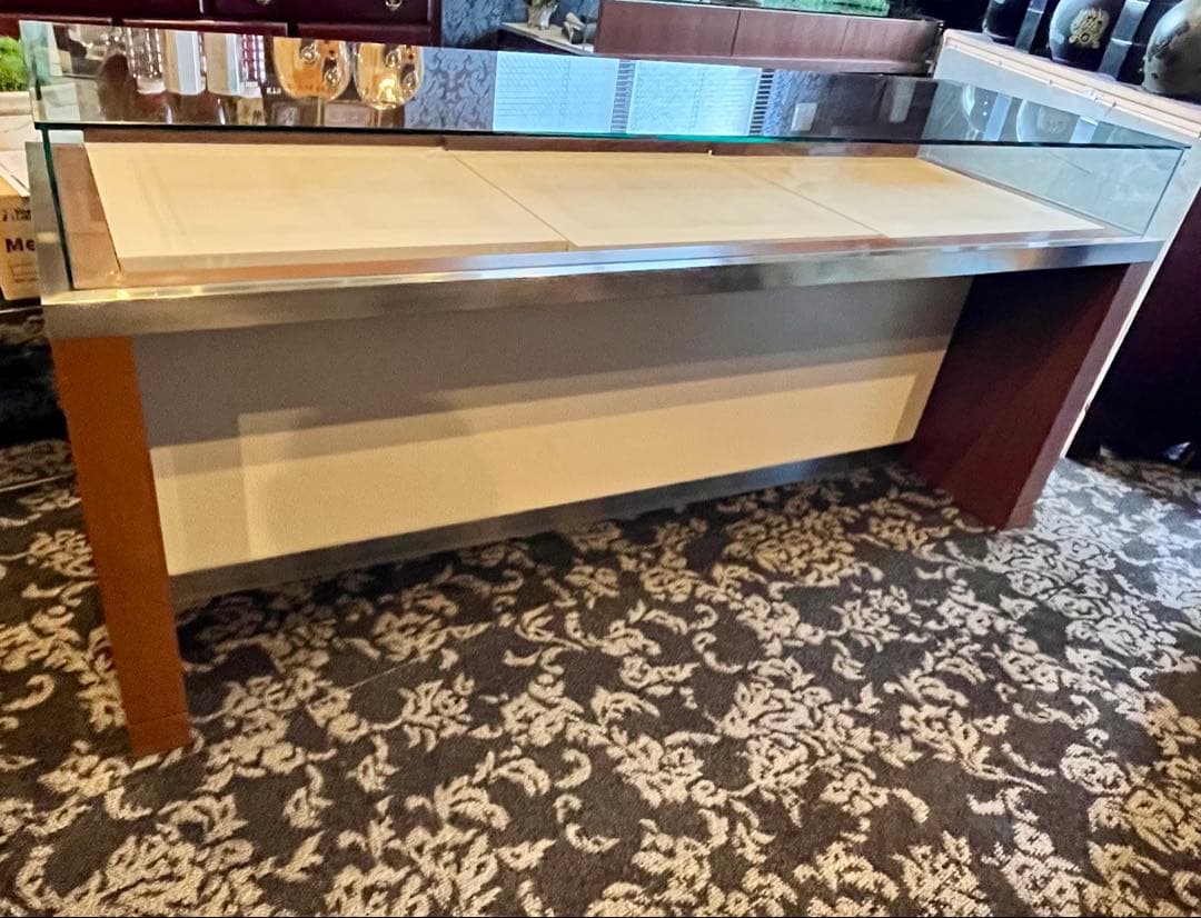 ★☆　スライド式 　ガラスショーケース②　鍵付　☆★