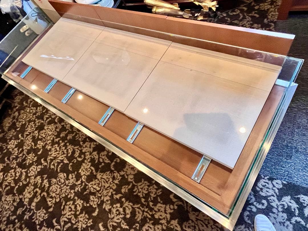 ★☆　スライド式 　ガラスショーケース②　鍵付　☆★