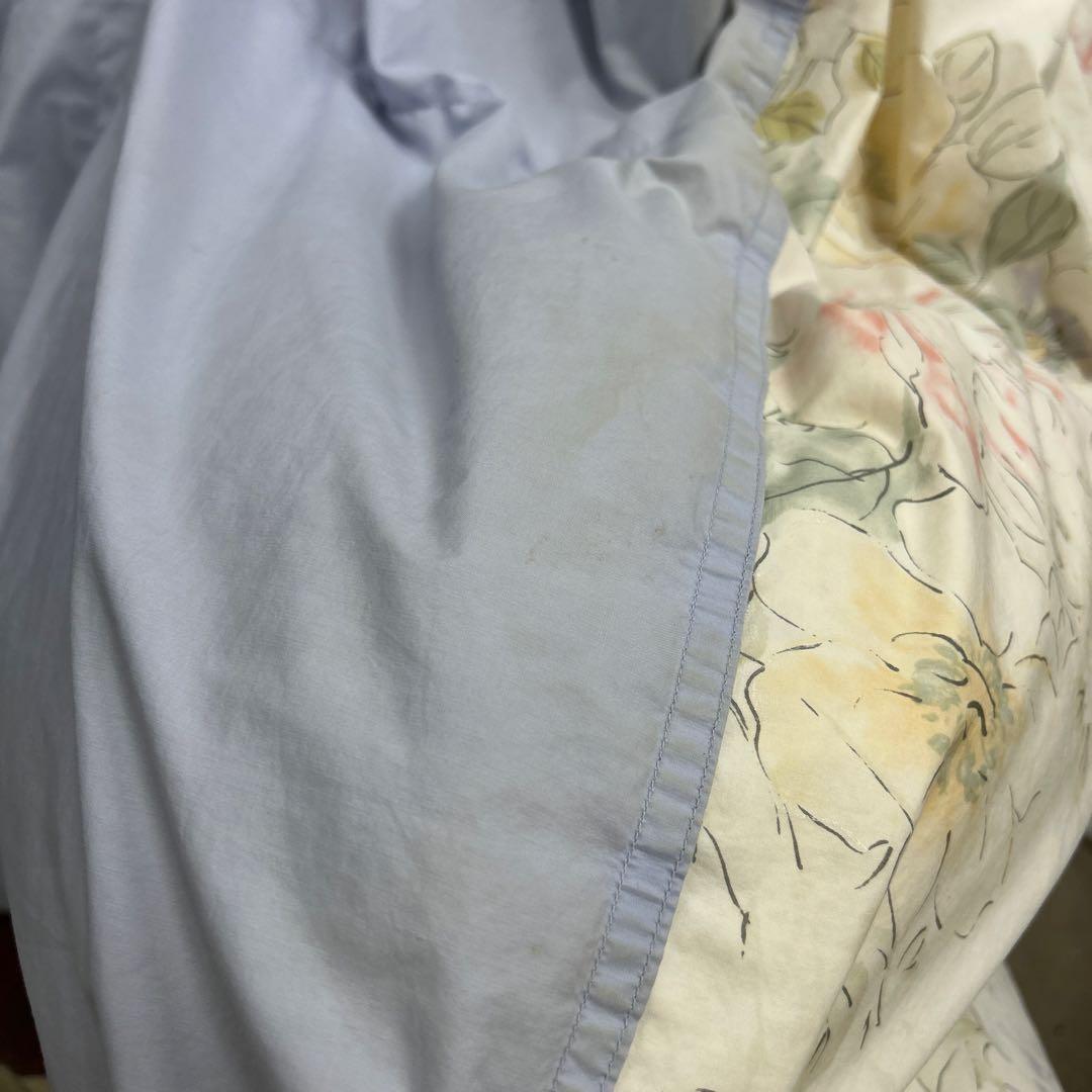 【西川　高級羽毛布団】　シングルサイズ　花柄