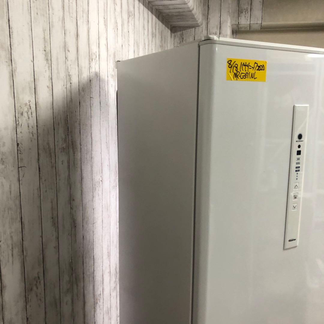 【美品】パナソニック　ノンフロン冷凍冷蔵庫　NR-C371NL　2020年製　D