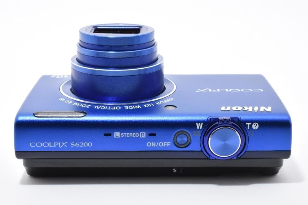 【お値下げ歓迎・ほぼ新品】　Nikon COOLPIX S6200 ブルー