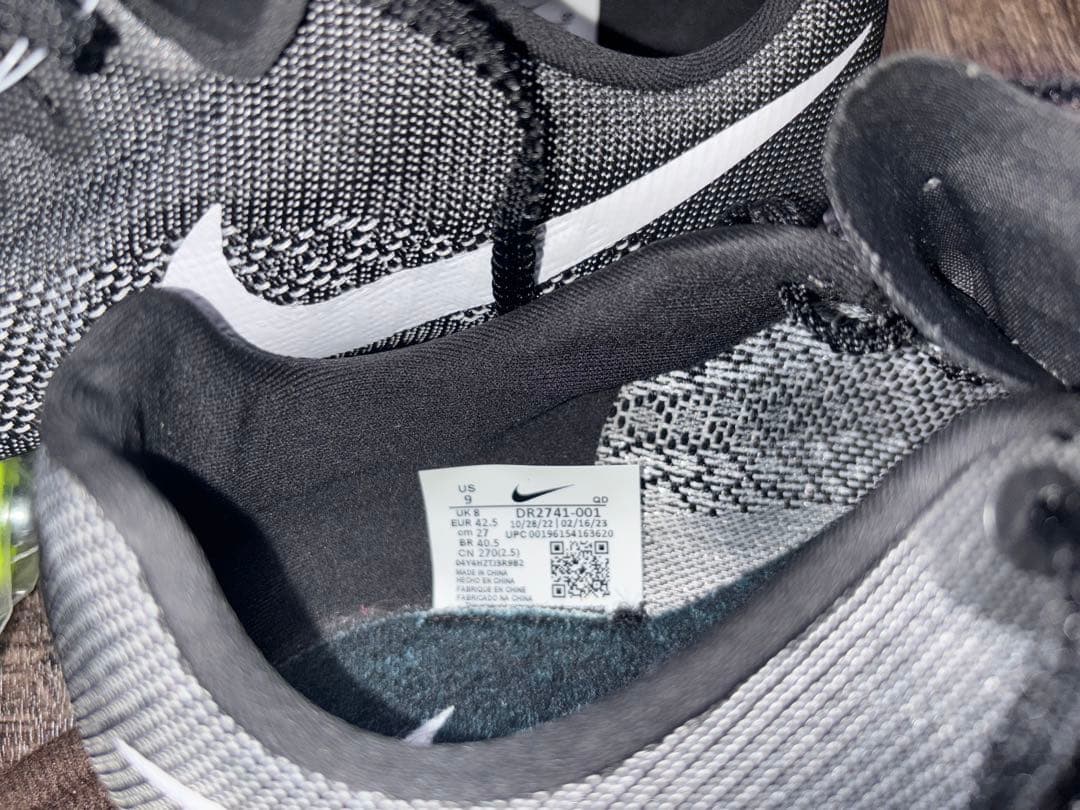 スパイク・シューズ Nike Zoom JA Fly 4 'Black White' 27cm