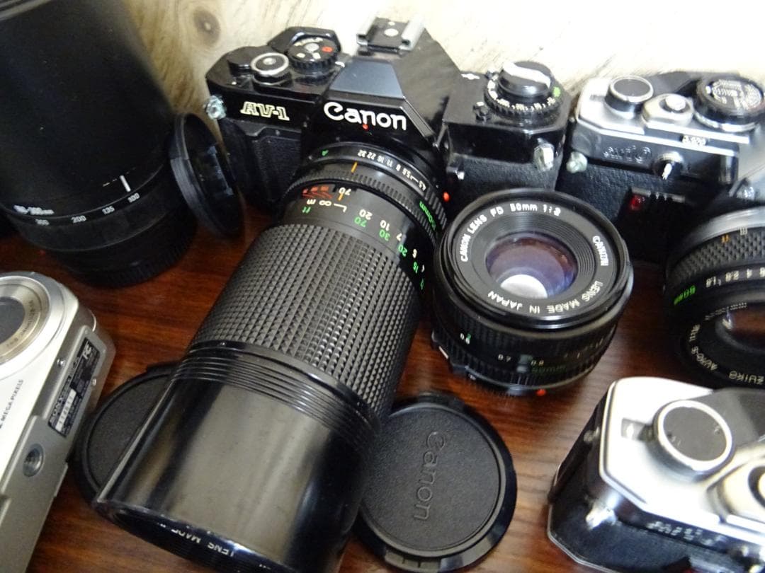 k*n様 静020 カメラ まとめ 17点 キャノン ニコン オリンパス ソニー