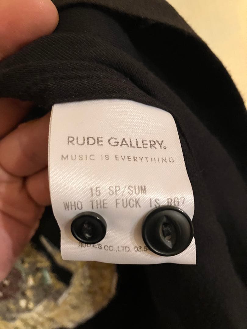 Rude gallery BLACKLIST マリア 刺繍 ボーリングシャツ