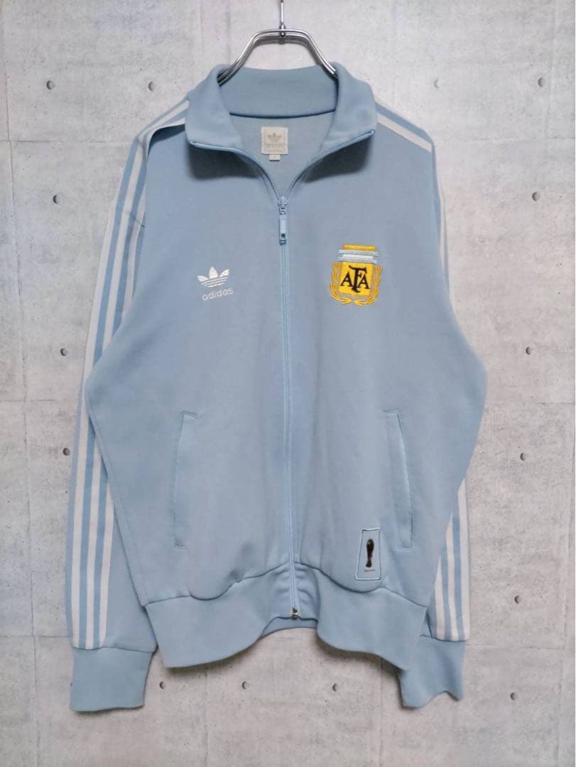 アディダス　トラックジャケット トレフォイル　アルゼンチン代表ワールドカップM