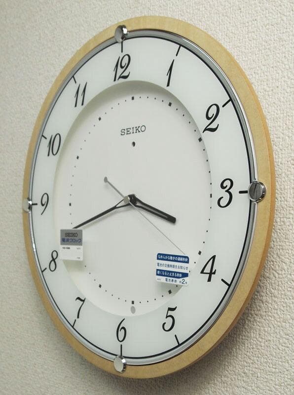 セイコークロックSEIKO電波掛時計KX373A電波時計掛け時計温度湿度表示静音