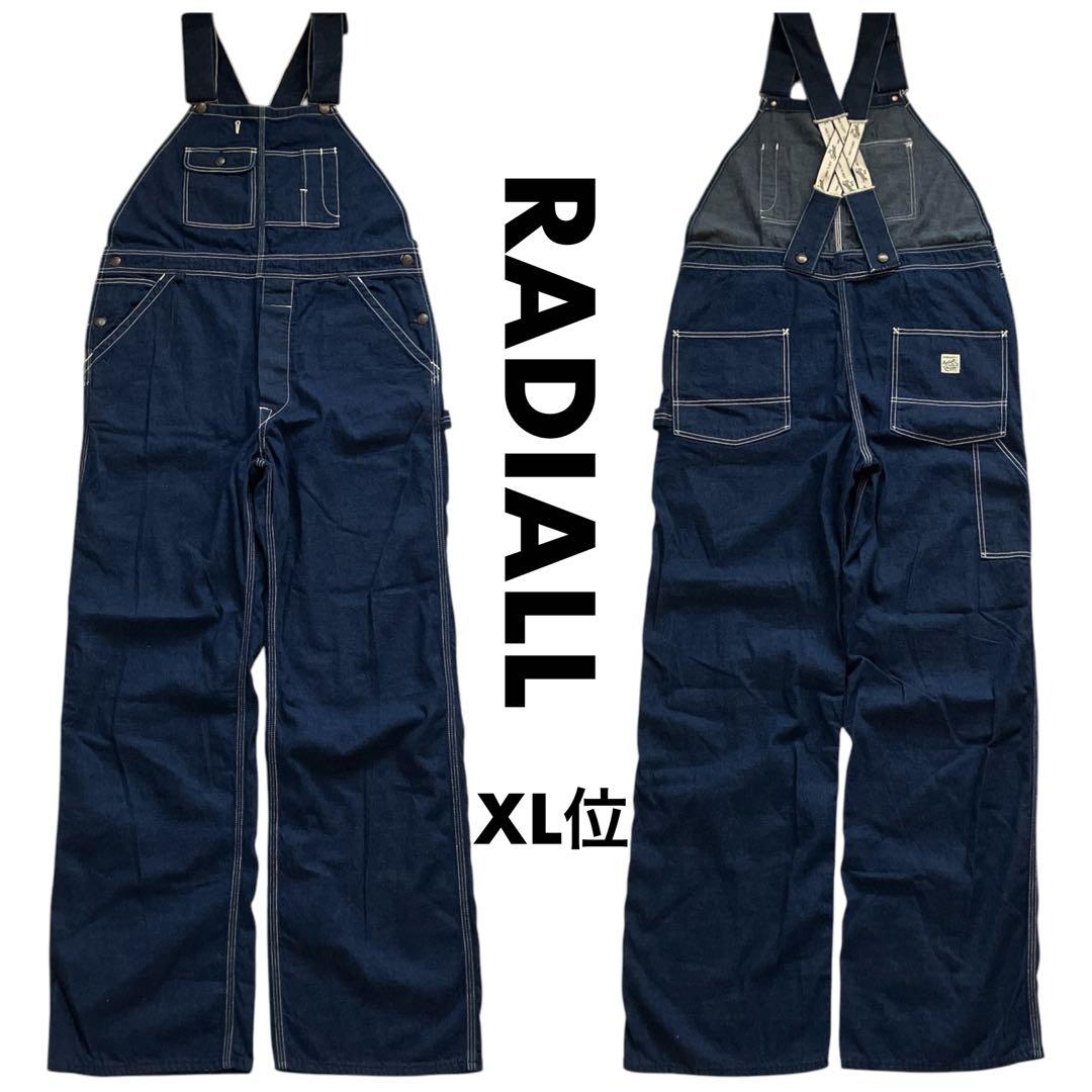 美品レア RADIALL ビッグシルエットデニムオーバーオール ヴィンテージ