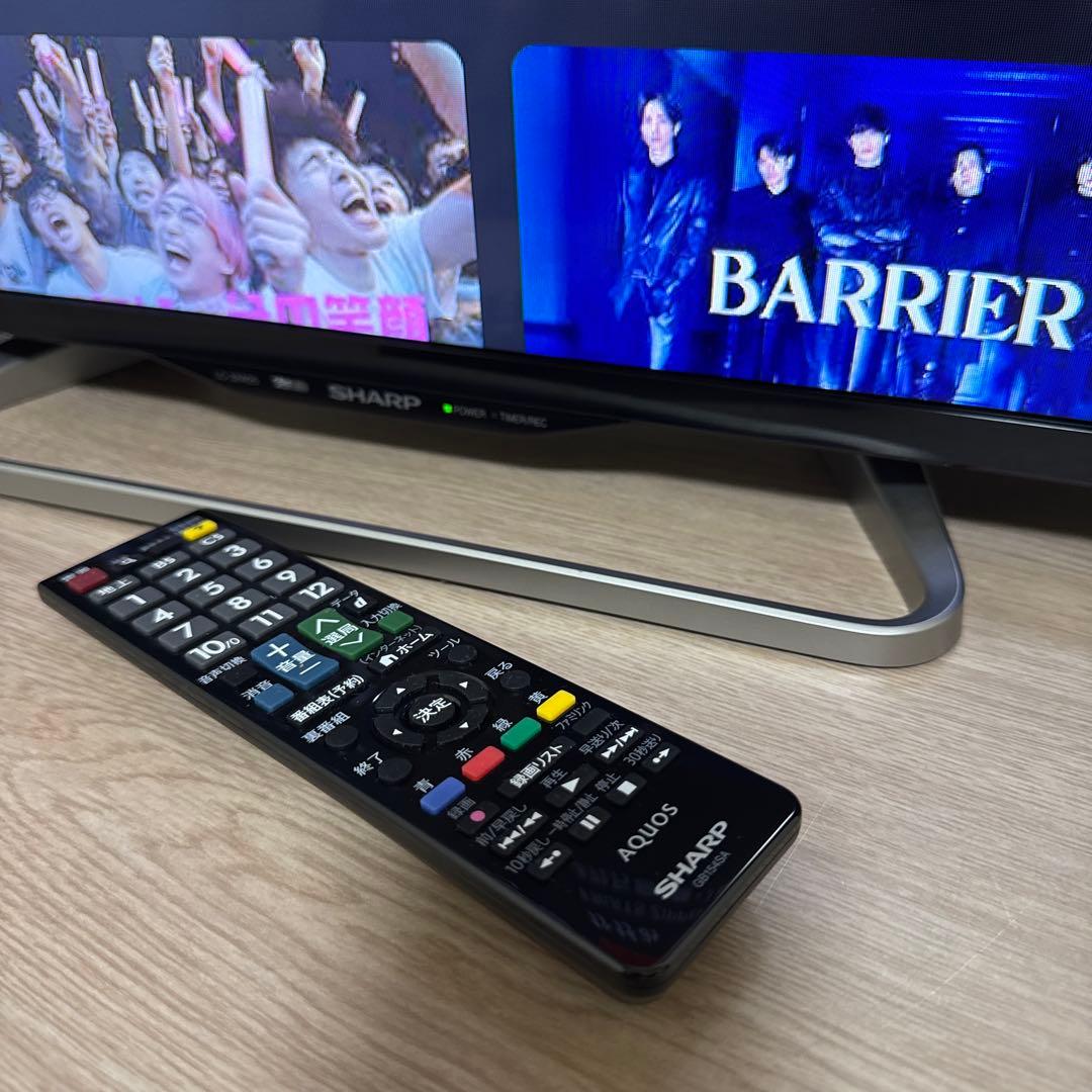 SHARP 32V型 AQUOS 液晶テレビ 外付HDD対応 ネット動画視聴可能