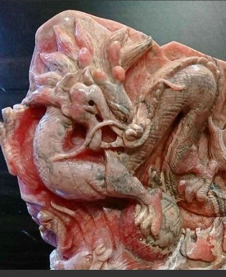 超希少約２㌔純天然特大インカローズロードロサイト双龍