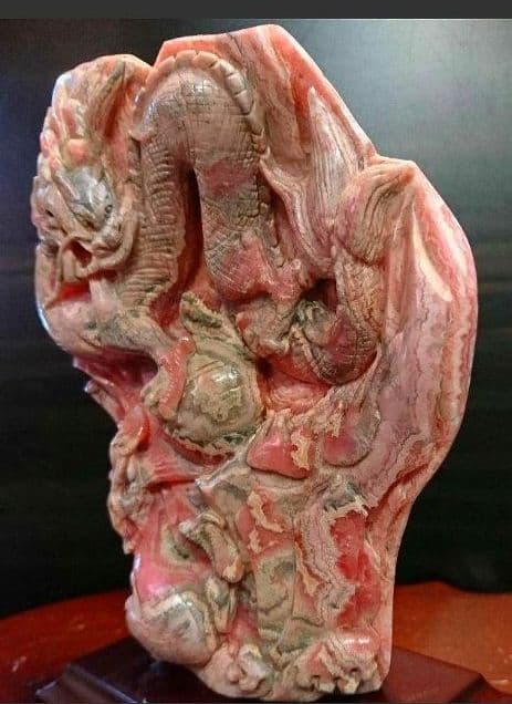 超希少約２㌔純天然特大インカローズロードロサイト双龍