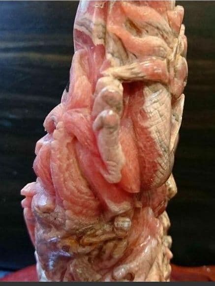 超希少約２㌔純天然特大インカローズロードロサイト双龍