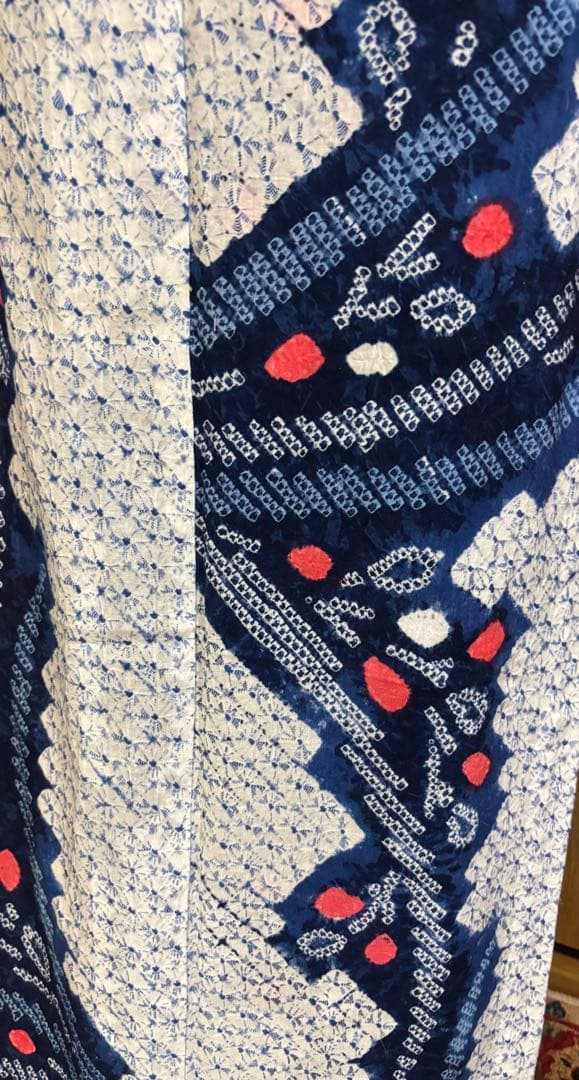 有松鳴海絞り　手蜘蛛絞り浴衣 3点セット　シーズンオフ価格