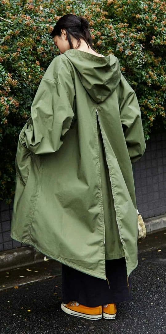 値引中MEDE19　フェリシモ　オーバーサイズフィッシュテール　モッズコート