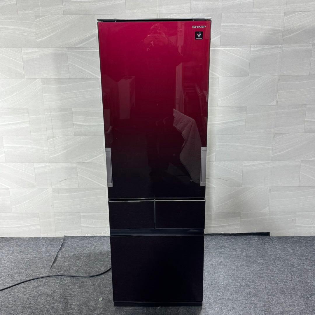 SHARP 冷蔵庫 大型 SJ-GT42 415L 両開き 清掃済み d5039