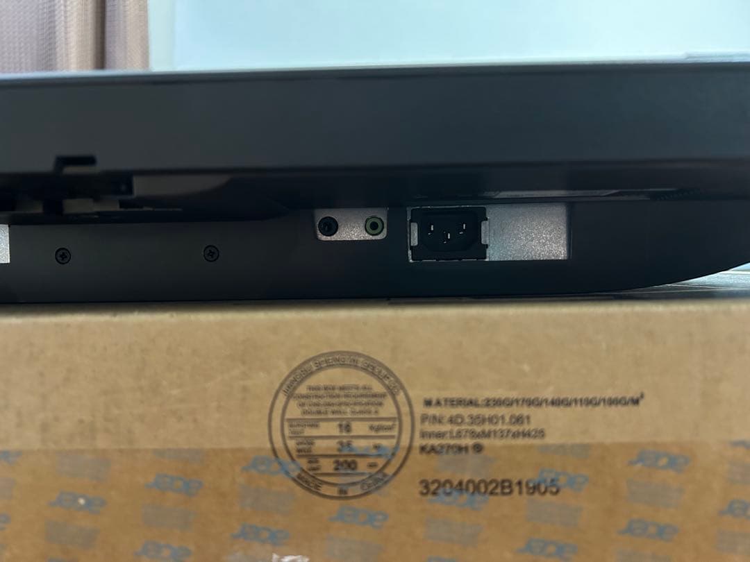 ACER KA270HAbmidx 27インチ モニター