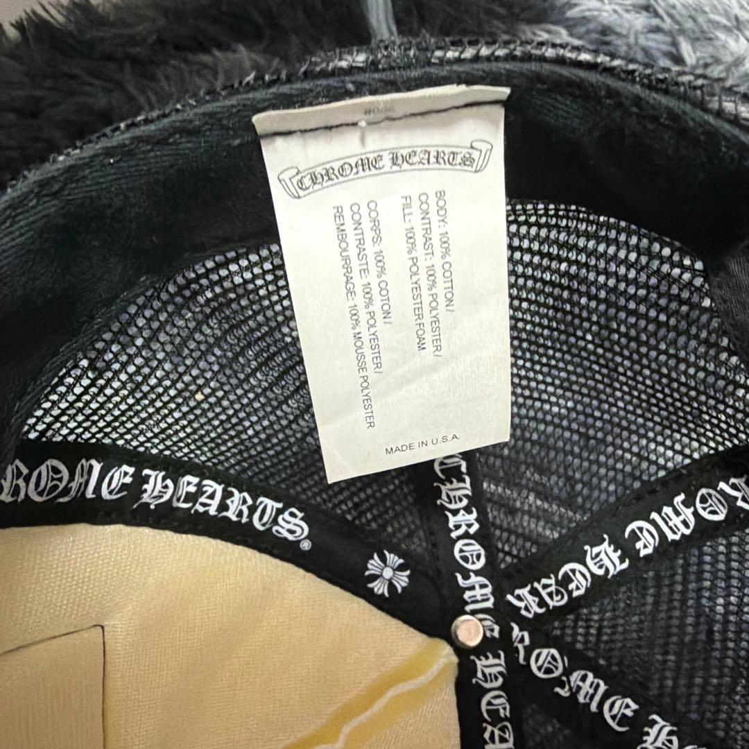 CHROME HEARTS キャップ メッシュ ブラック