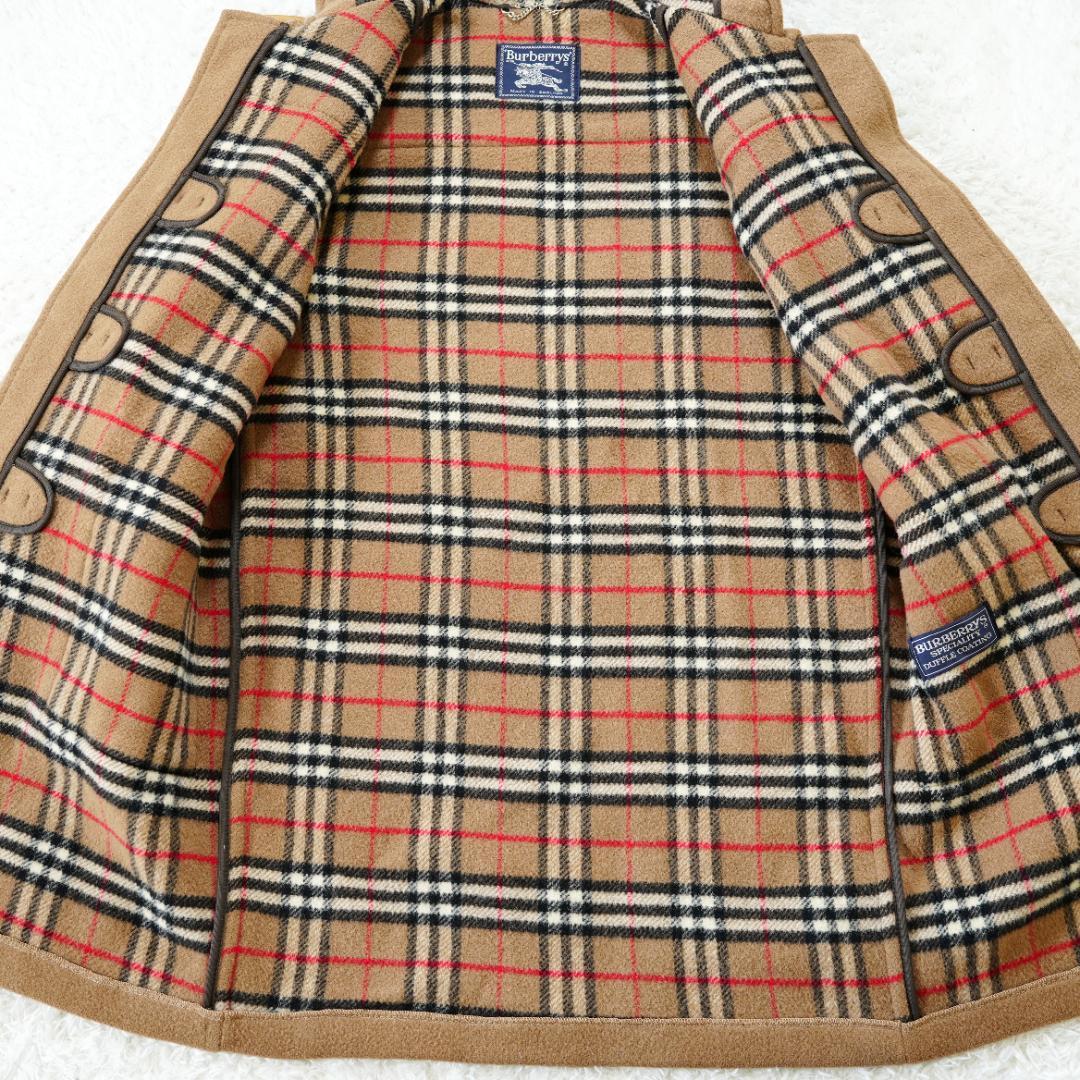 【美品】BURBERRY　バーバリー　ノバチェック柄ダッフルコート　L相当
