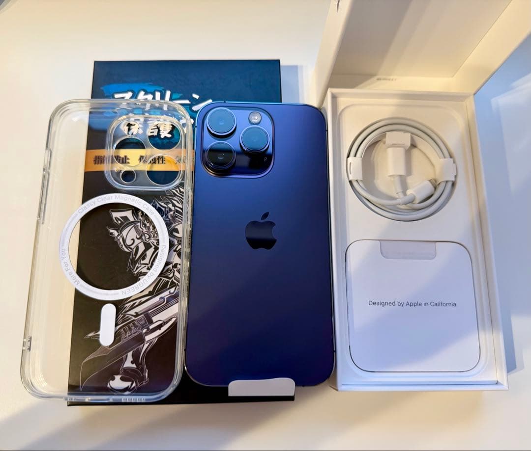 Apple iPhone 14 Pro 256GB ディープパープル 【美品】