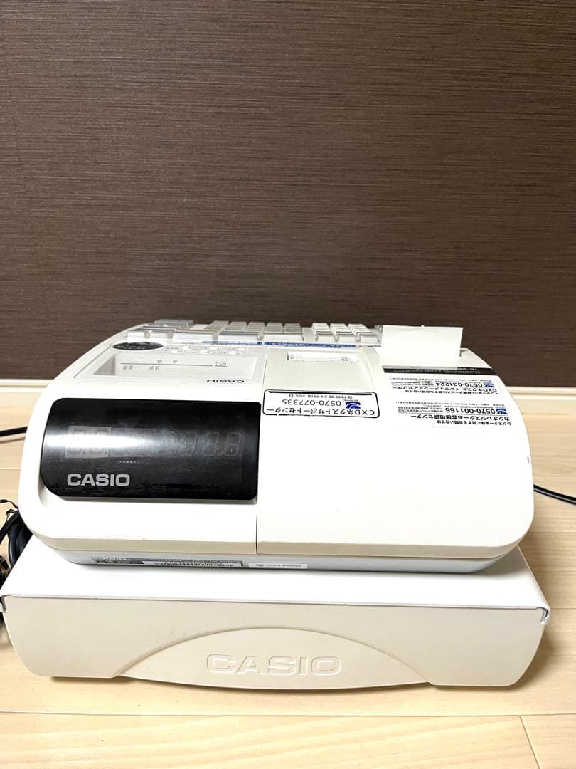 【廃盤・希少】CASIO 電子レジスター TE-2800