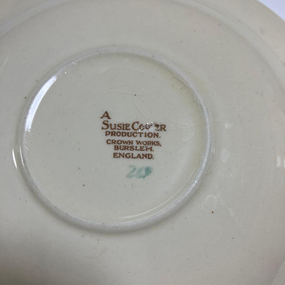 スージークーパー ドレスデンスプレイ カップ　ソーサー　プレート セット