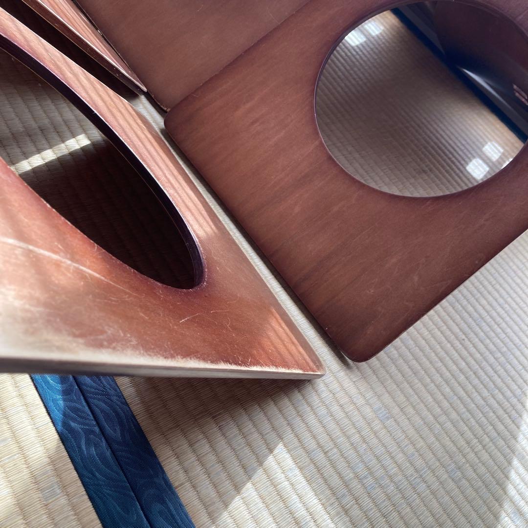 【6脚まとめ売り】 木製座椅子 曲げ座椅子 和座椅子 旅館座椅子　古民家