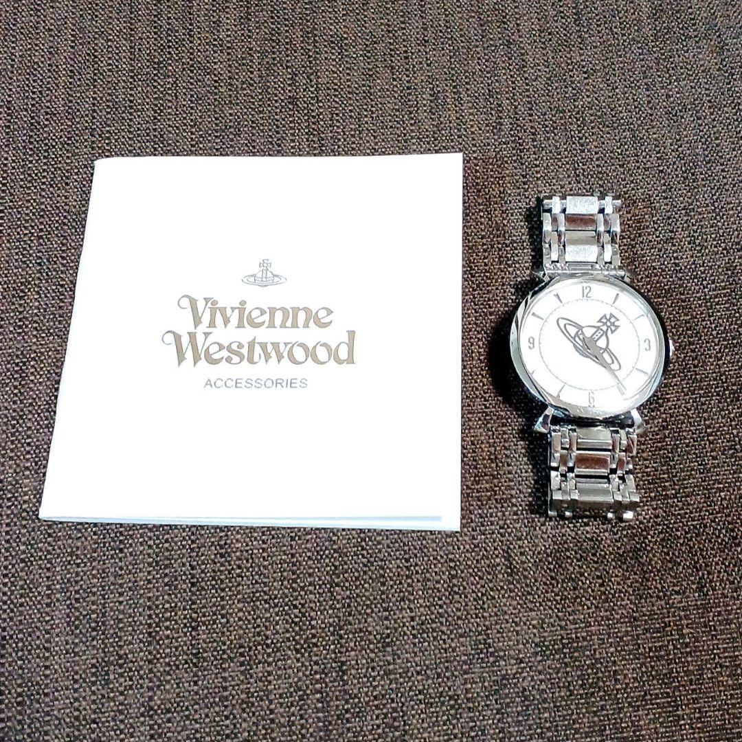 ヴィヴィアンウエストウッド　時計　レディース　シルバー　ホワイトピンク