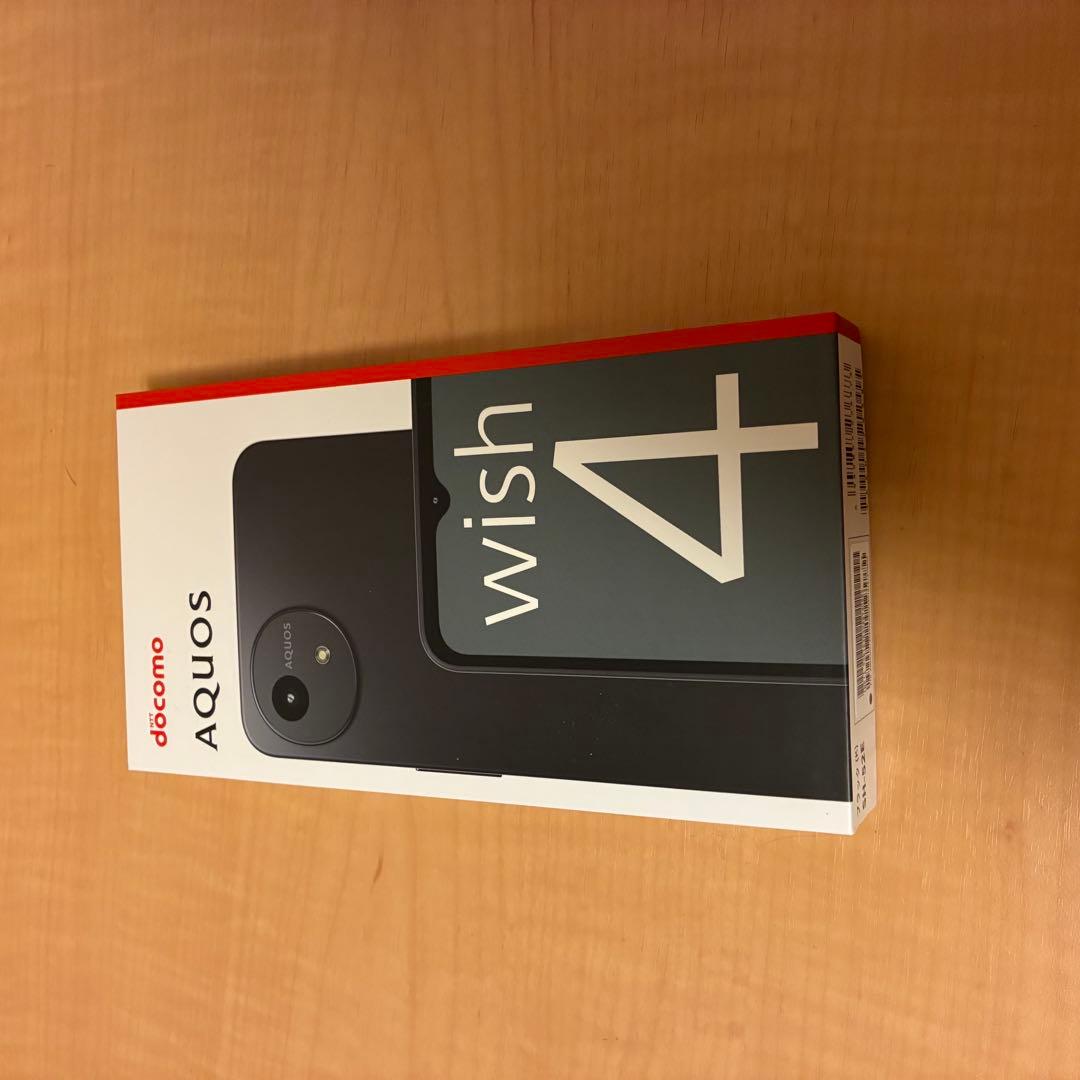 新品　AQUOS wish 4 ブラック SH-52E