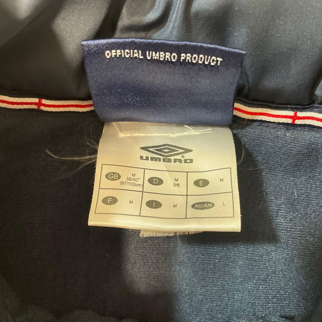 90s UMBRO ENGLAND 代表　ナイロンジャケット　中綿　在原みゆき