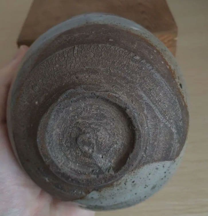 【うぶ品】江戸時代　古唐津　皮鯨　絵唐津　沓形　片口茶碗　ぐい呑　嘴