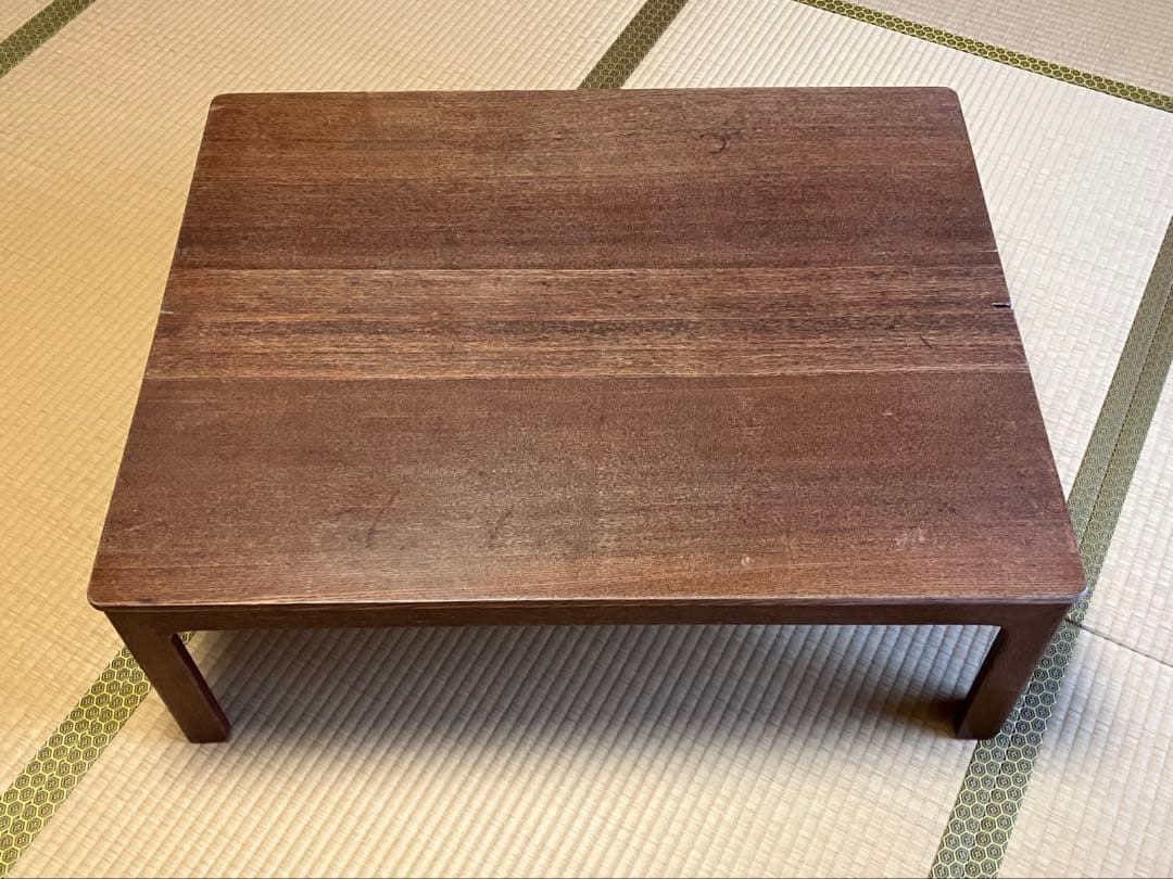 ちゃぶ台 折り畳み式座卓 時代家具 木製テーブル 収納はコンパクト