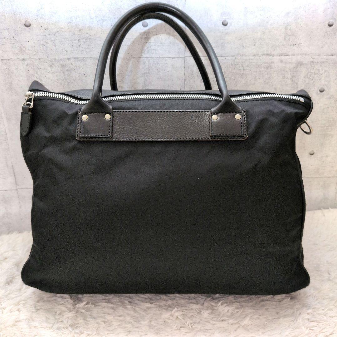 【美品】フェリージ　ソリーゾ　2WAY　ビジネスバッグ　オールブラック　通勤